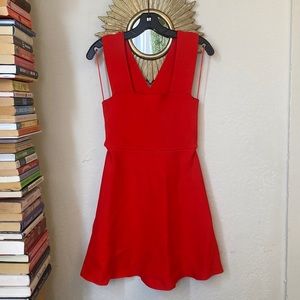 A.L.C Red Mini Knit Dress Size Small